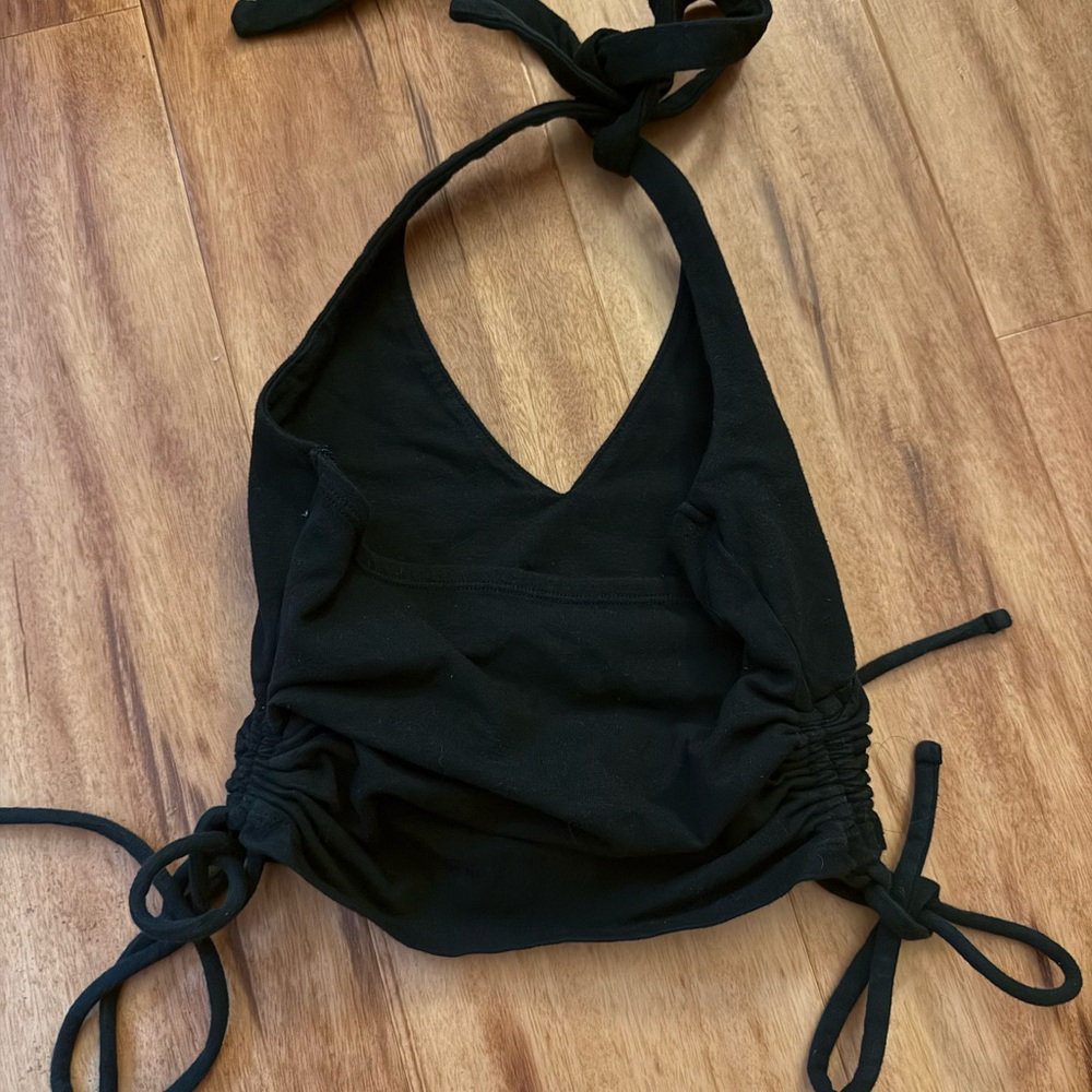 Hollister Black Halter Top